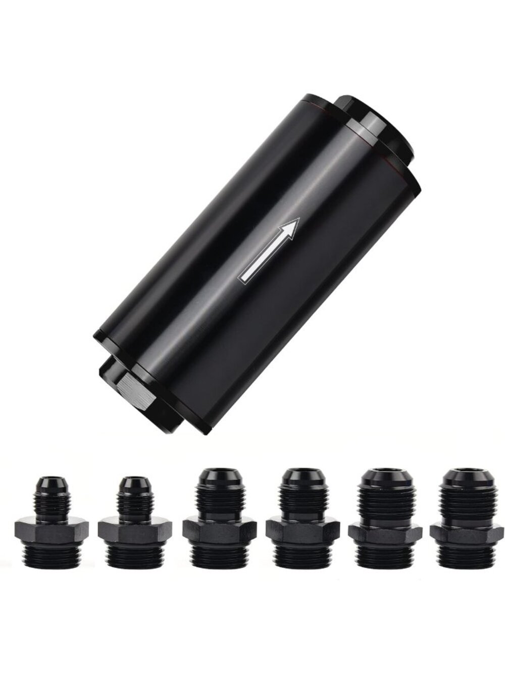 High Flow Inline Fuel Filter 10 Micron | Universal Fit for Gas & Diesel